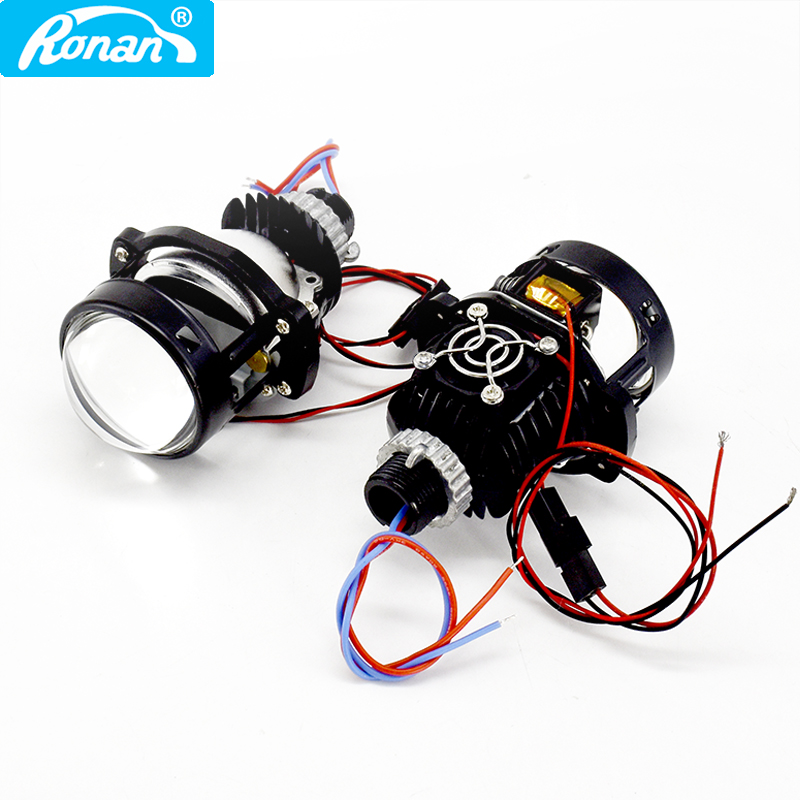 Universal Motorcycle Led Headlight Projector - RONAN 2.0Inch Mini Bi-Máy Chiếu Led