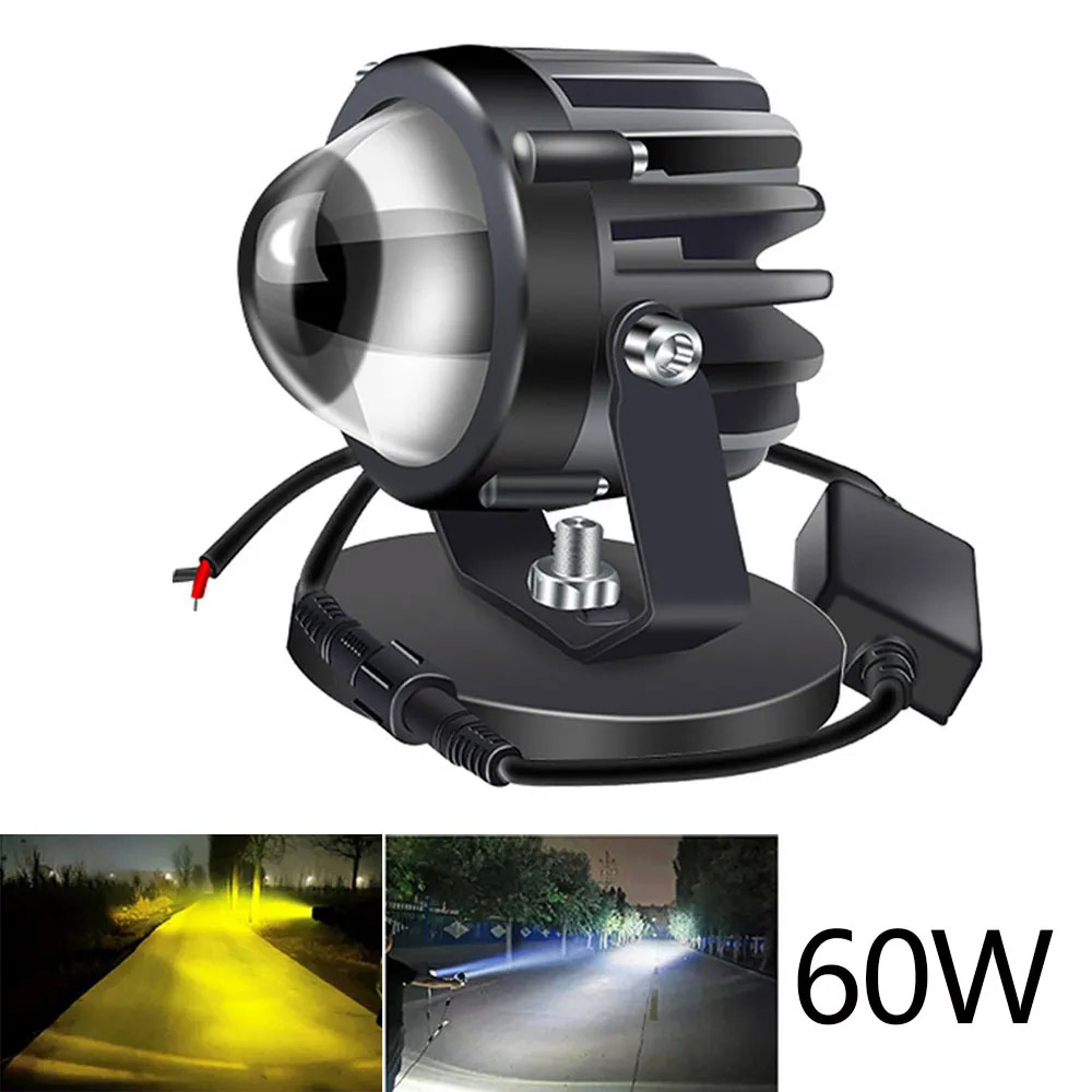 Motorcycle Projector Laser Lig - đánh giá và giá Universal Motorcycle Led Headlight Projector