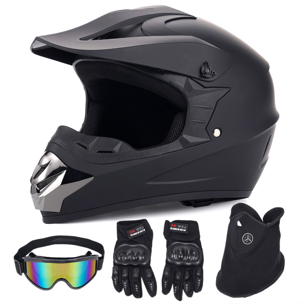 Off‑Road Motorcycle Helmet Fou - đánh giá và giá Off Road Motocross Helmet Goggles Set