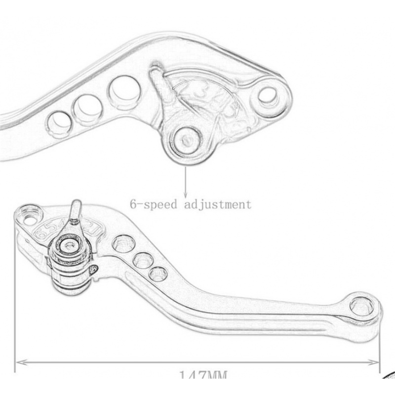 For Honda CBR600RR CBR 600RR C - đánh giá và giá Cnc Aluminum Adjustable Brake Clutch Levers