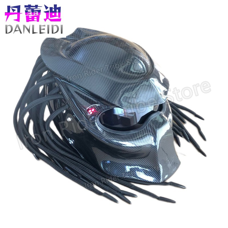 HOT Racing Predator Carbon Fib - đánh giá và giá Custom Predator Motorcycle Helmet