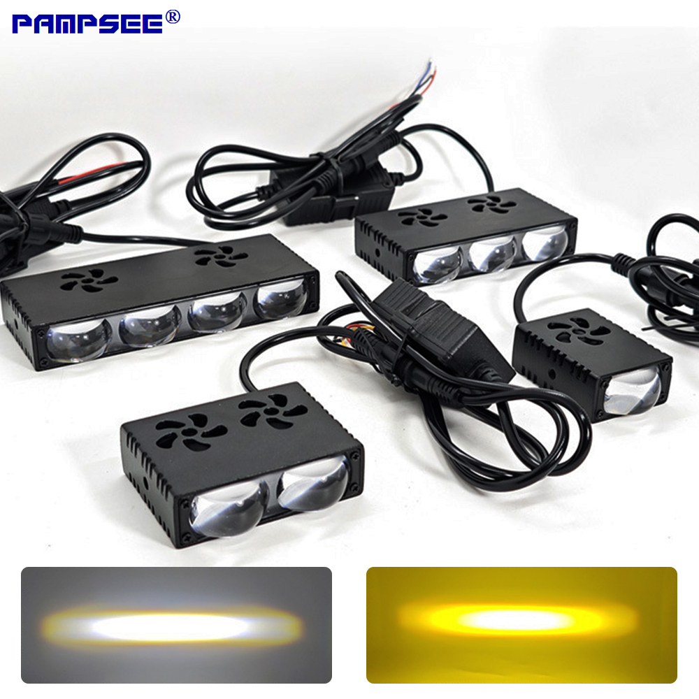 Car Grille LED Headlight Work  - đánh giá và giá Universal Motorcycle Led Headlight Projector